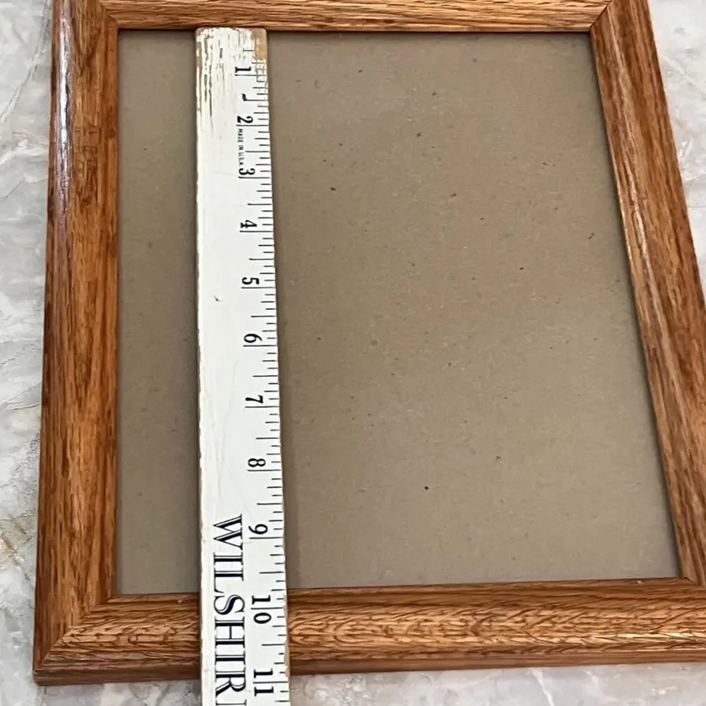 Large Solid Oak Wood Picture Photo Frame Free Standing 8